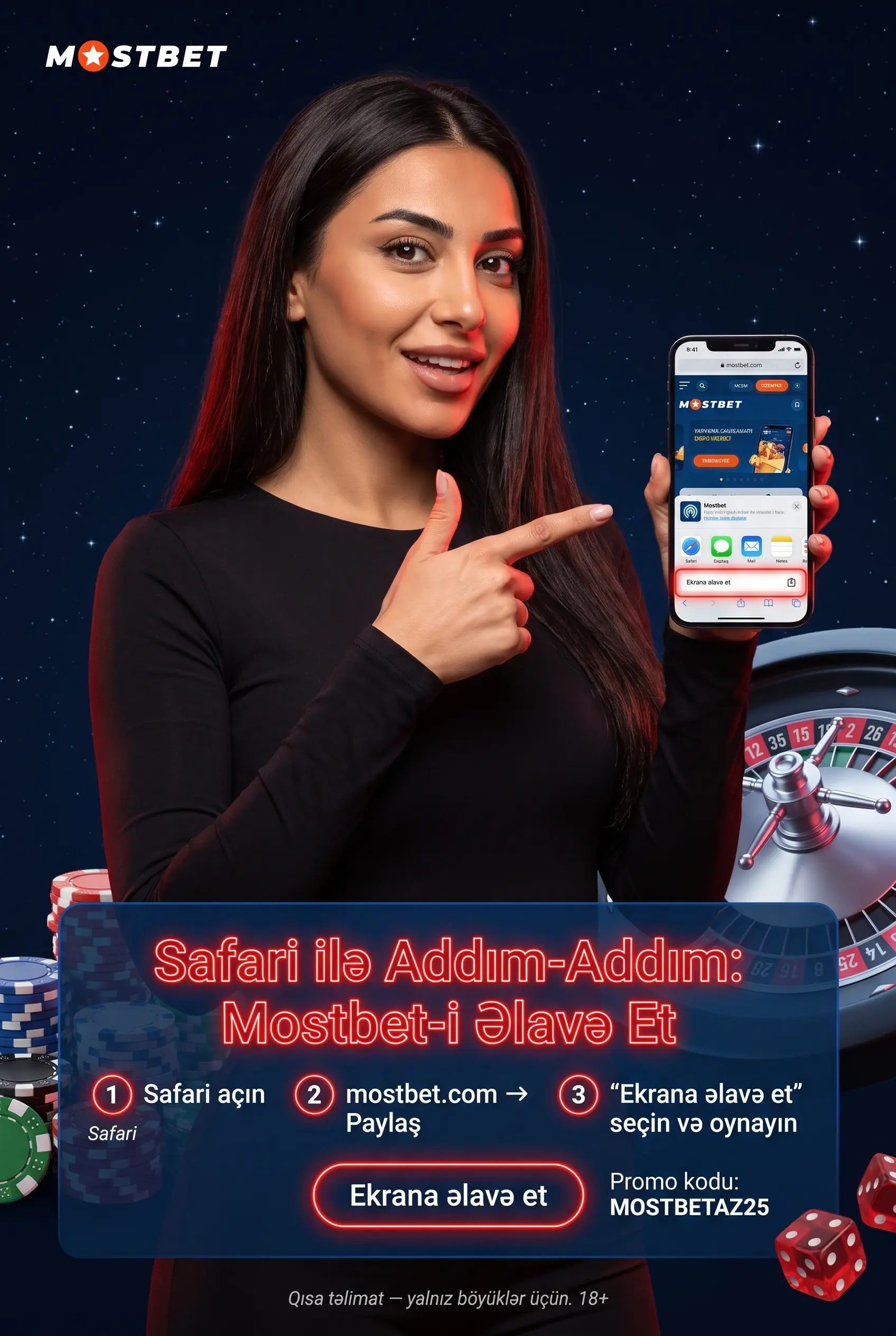 Safari ilə ekran qısayolu quraşdırması