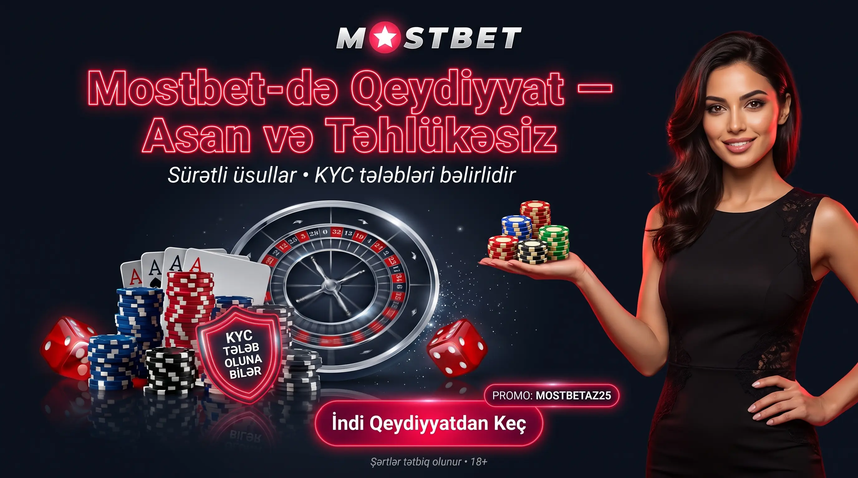 Mostbet Azərbaycan qeydiyyat metodları və KYC