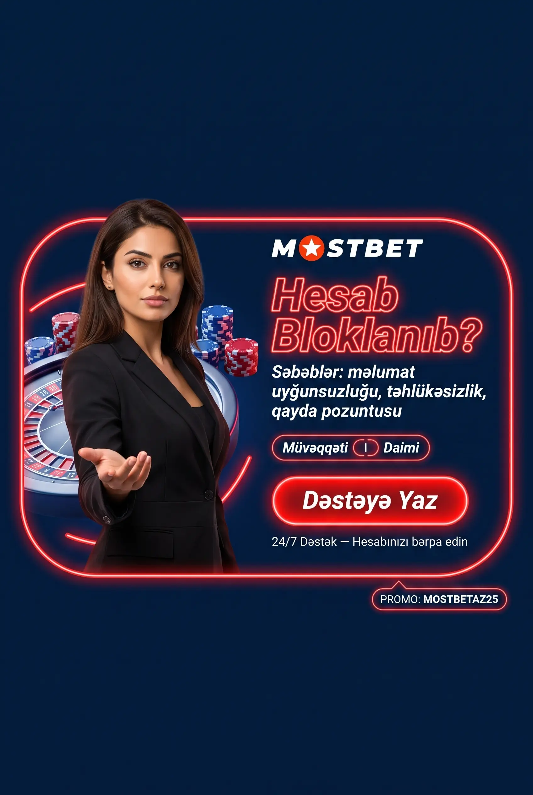 Bloklanma səbəbləri